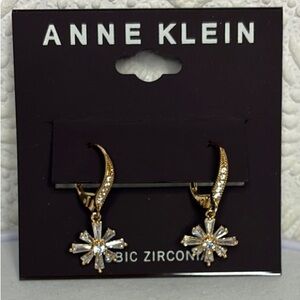 Anne Klein Gold and Silver Earrings